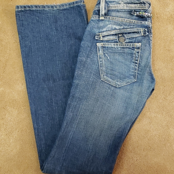Taverniti So Jeans distressed flared leg, Sz 25 - Picture 13 of 16
